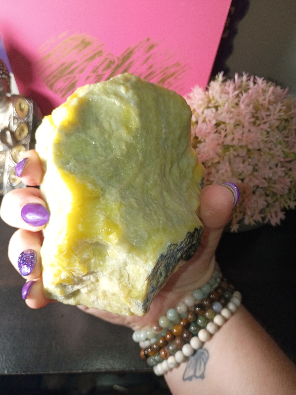 Natural Serpentine From India Decorative Stone Accent